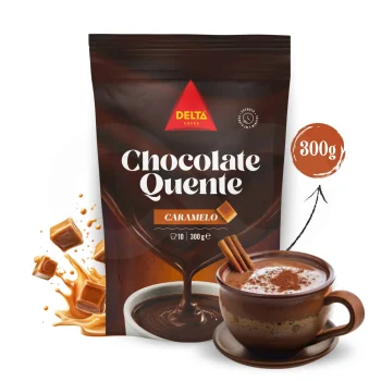 DELTA CAFÉS® Chocolate Powder Hot Caramel 300g