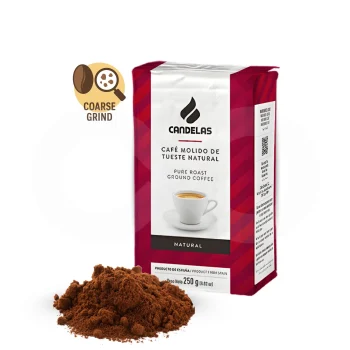 CANDELAS® Ground Coffee Coarse Grind 250g