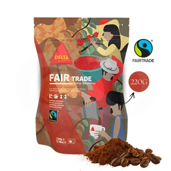 DELTA CAFÉS® Ground Coffee Fairtrade 220g