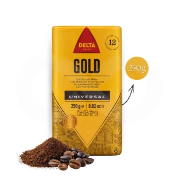 DELTA CAFÉS® Ground Coffee Gold Brick 250g
