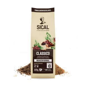 SICAL® Ground Coffee Clássico Normal Grinding 220g