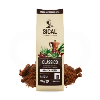 SICAL® Ground Coffee Clássico Coarse 220g