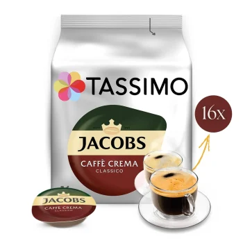 JACOBS® Tassimo Capsules Caffe Crema Classico 16 un.