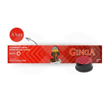 GINGA® Delta Q Capsules Q Muito Intenso Cápsulas 10 un.