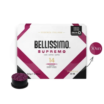 BELLISSIMO® Delta Q Capsules Q Supremo 30 un.