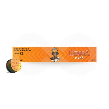 GINGA® Delta Q Capsules Q Intenso Cápsulas 10 un.