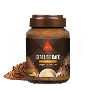 DELTA CAFÉS® Instant Coffee Cereais E Café 200g