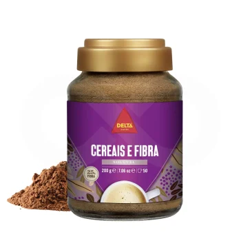 DELTA CAFÉS® Instant Coffee Cereais E Fibra 200g