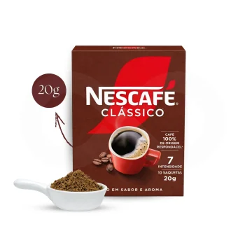 NESCAFÉ® Instant Coffee Clássico 10 un.