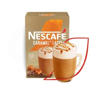 NESCAFÉ® Instant Coffee Cappuccino Caramel Latte 8 un.