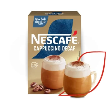 NESCAFÉ® Instant Coffee Cappuccino Decaf 10 un.