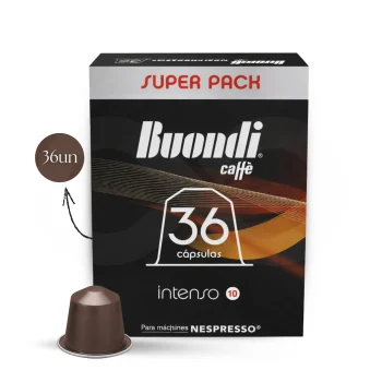 BUONDI® Nespresso Capsules Intenso Super Pack 36 un.