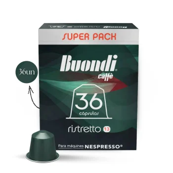 BUONDI® Nespresso Capsules Ristretto Super Pack 36 un.