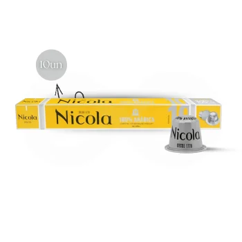 NICOLA 100% Arabica 10 Units Aluminum