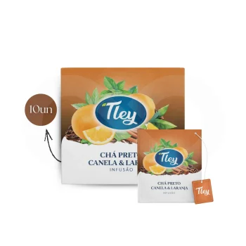TLEY® Tea Black With Cinnamon And Orange 10 un.