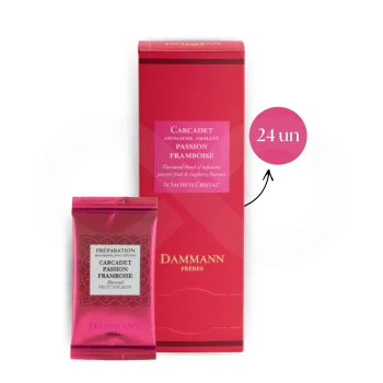 DAMMANN FRÈRES® Tea Carcadet Passion Framboise 24 un.
