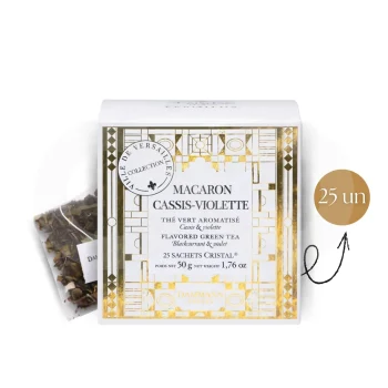 DAMMANN FRÈRES® Tea Macaron Cassis-Violette 25 un.