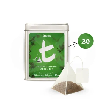 DILMAH® Tea Moroccan Mint Green 20 un.