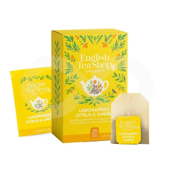 ENGLISH TEA SHOP® Tea Lemongrass Citrus & Ginger 20 un.