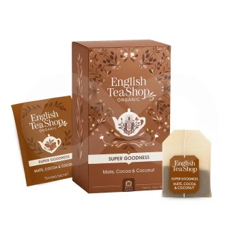 ENGLISH TEA SHOP® Tea Yerba Mate, Cocoa And Coconut 20 un.