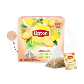 LIPTON® Tea Lemon & Ginger 20 un.