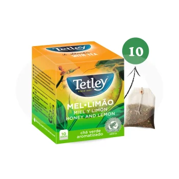 TETLEY® Tea Green , Honey And Lemon 10 un.