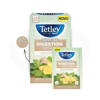 TETLEY® Tea Digestion Zinc And Vitamin D 20 un.