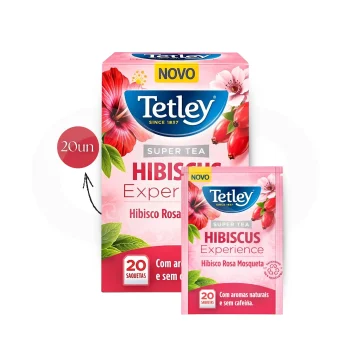 TETLEY® Tea Hibiscus Rosehip 20 un.