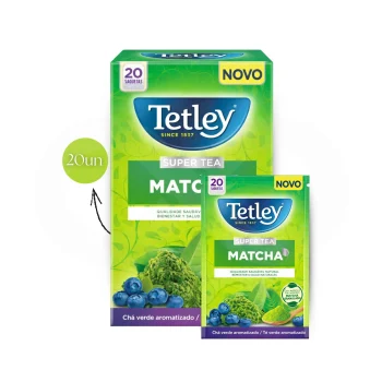 TETLEY® Tea Matcha Blueberry 20 un.
