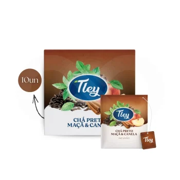 TLEY® Tea Black Apple And Cinnamon 10 un.