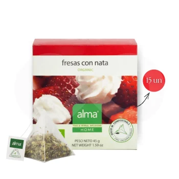 ALMA® Tea Strawberries And Cream 15 un.