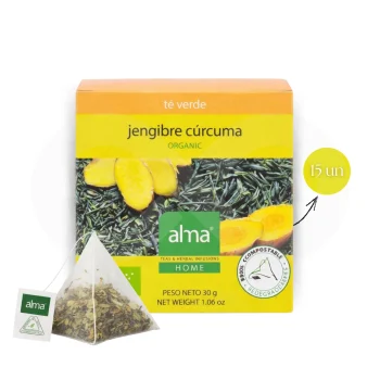 ALMA® Tea Ginger Turmeric 15 un.