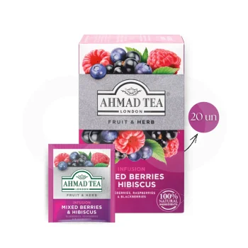 AHMAD TEA® Tea Mix Berries & Hibiscus 20 un.