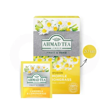 AHMAD TEA® Tea Camomile & Lemongrass 20 un.