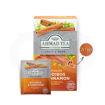 AHMAD TEA® Tea Rooibos & Cinnamon 20 un.