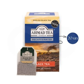 AHMAD TEA® Tea Black Decaf 20 un.