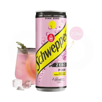 SCHWEPPES® Tonic Water Pink Zero 250ml