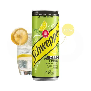 SCHWEPPES® Lemon Tonic Water Zero 330ml