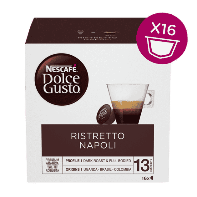 MultiCoffee » Capsules Nescafé® Dolce Gusto® Ristretto Napoli 16 units
