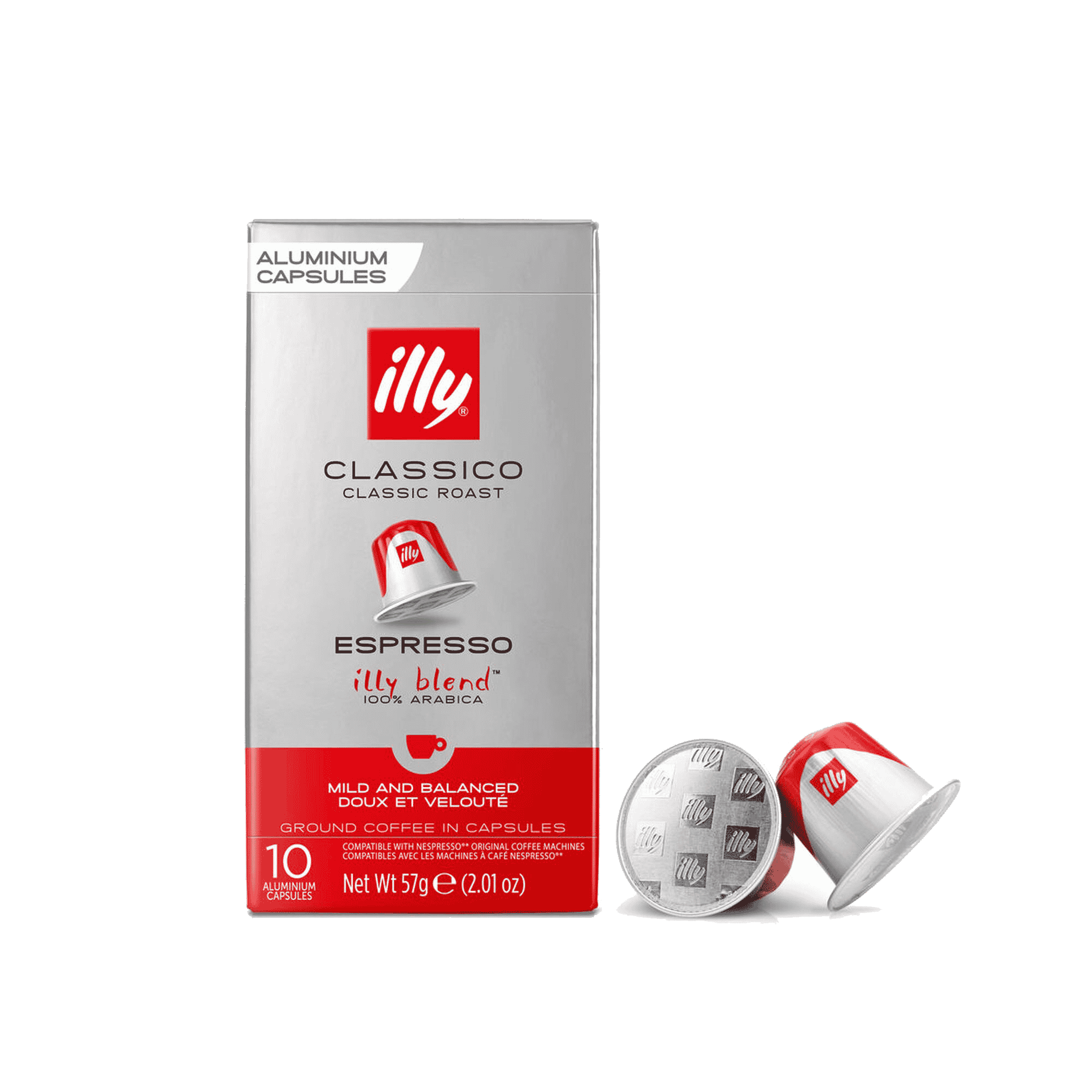 MultiCoffee Capsules Nespresso Illy Lungo 10 Units